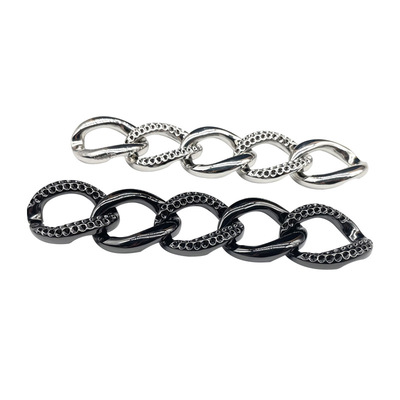 女士包包点钻合金纽链侧身开云体育·开云官方网站-开云体育（中国）
 diy斜挎包配件金属挂链定制