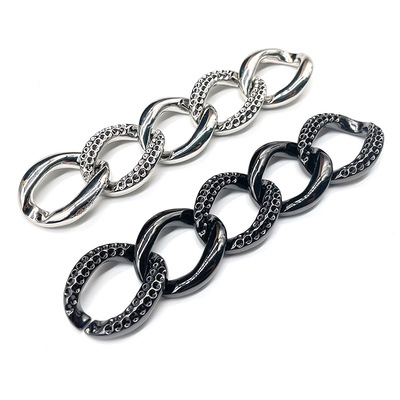 女士包包点钻合金纽链侧身开云体育·开云官方网站-开云体育（中国）
 diy斜挎包配件金属挂链定制